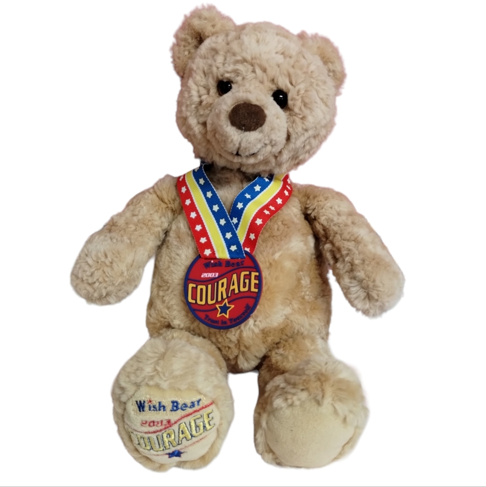 Wish Bear 2003 Teddy Bear Plush Courage Trust in Yourself stuffed animal